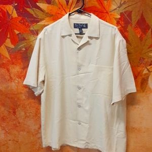 Nat Nast Luxury Originals silk shirt Size Medium, pale yellow